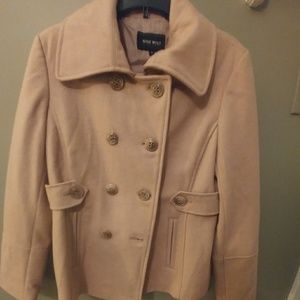 Wool Tan Pea Coat